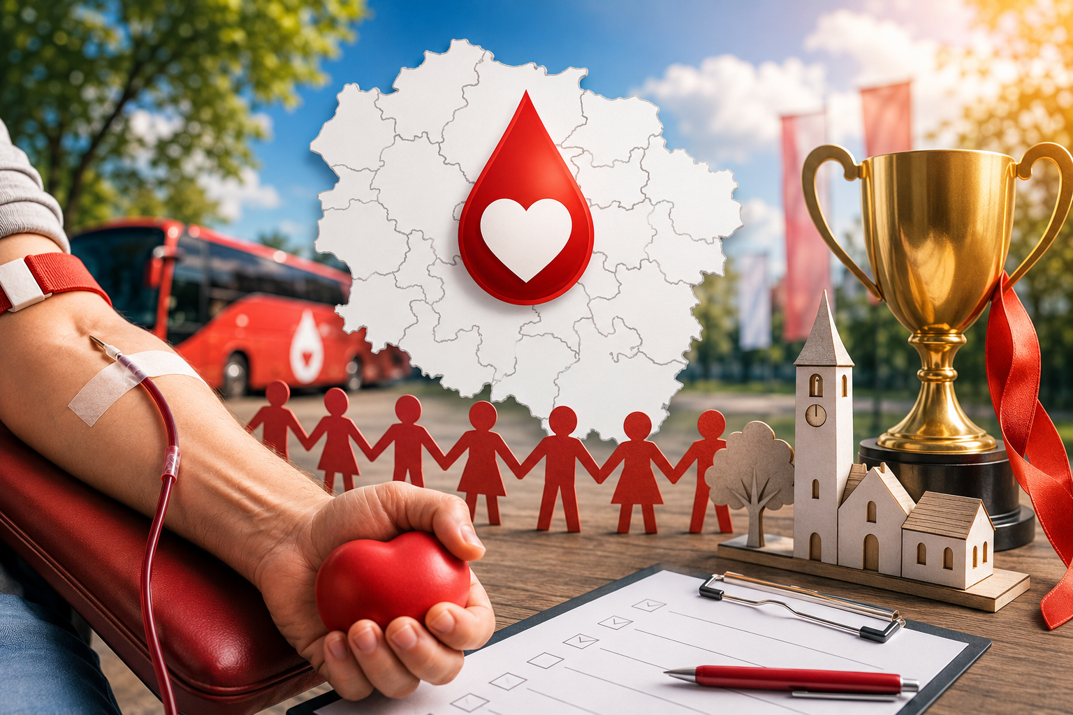 Oddaj krew i pomóż swojej gminie. Ruszyła XI edycja Turnieju „Czerwony Szlak Życia”
